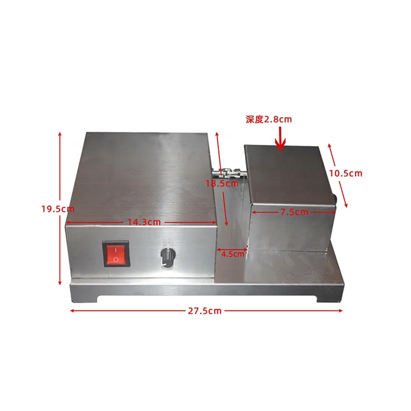 Легкая в чистке односторонняя электрическая машина для окрашивания краев кожи, красящая машина