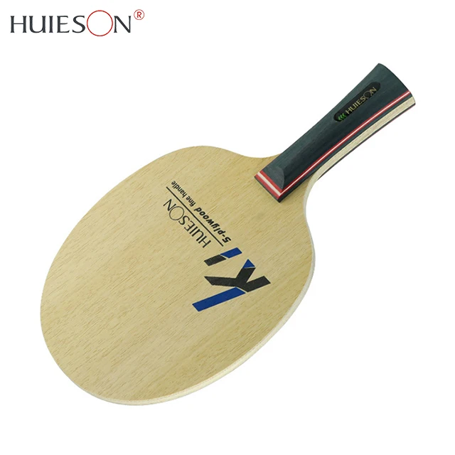 
HUIESON Custom Printed OEM Professional Ping Pong Paddle Wood Blade Table Tennis Bats Racket 