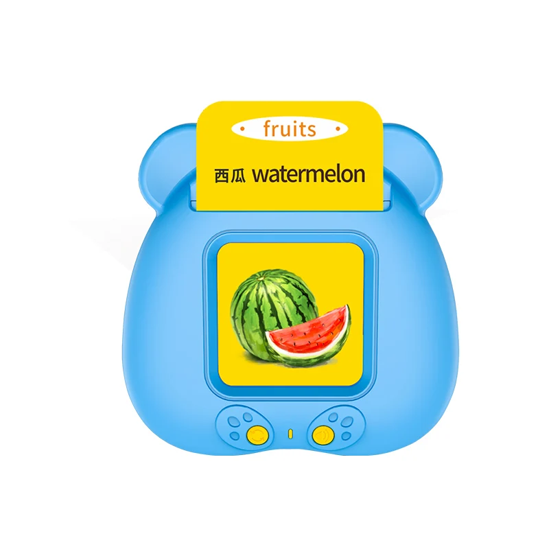 Early Education Machine Learning Toddlers Educational Toys Talking Audible English Flash Cards