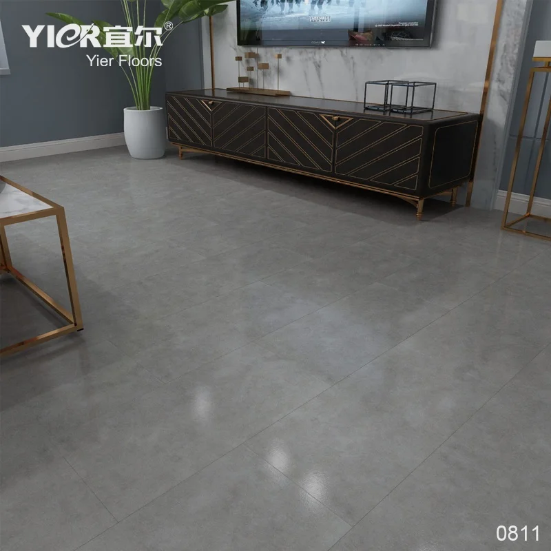 Garage LVT Flooring Tiles 4mm 5mm Click PVC Plastic Wood Floor 6mm Vinyl Planks Luxury SPC Flooring