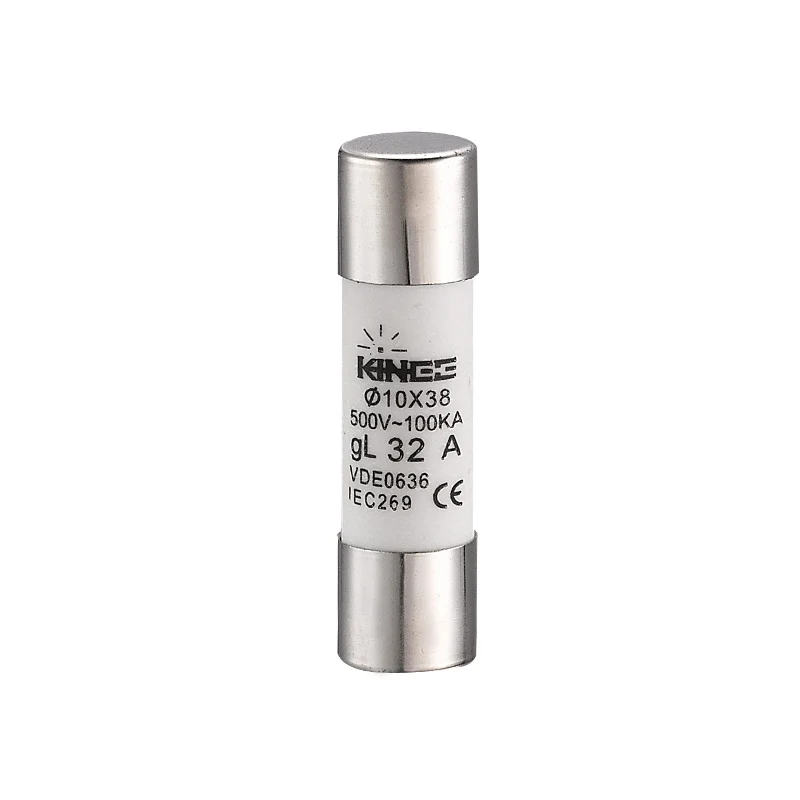 KINEE DC Solar PV Fuse Solar DC Cylindrical 10A-32A 1000V Ceramic Fuse 10X38 for Solar system