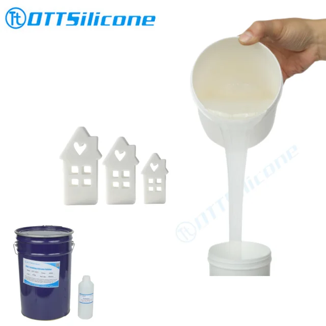Liquid Silicone Rubber for Plater/Gepsum Mold Making RTV-2 Liquid Silicone