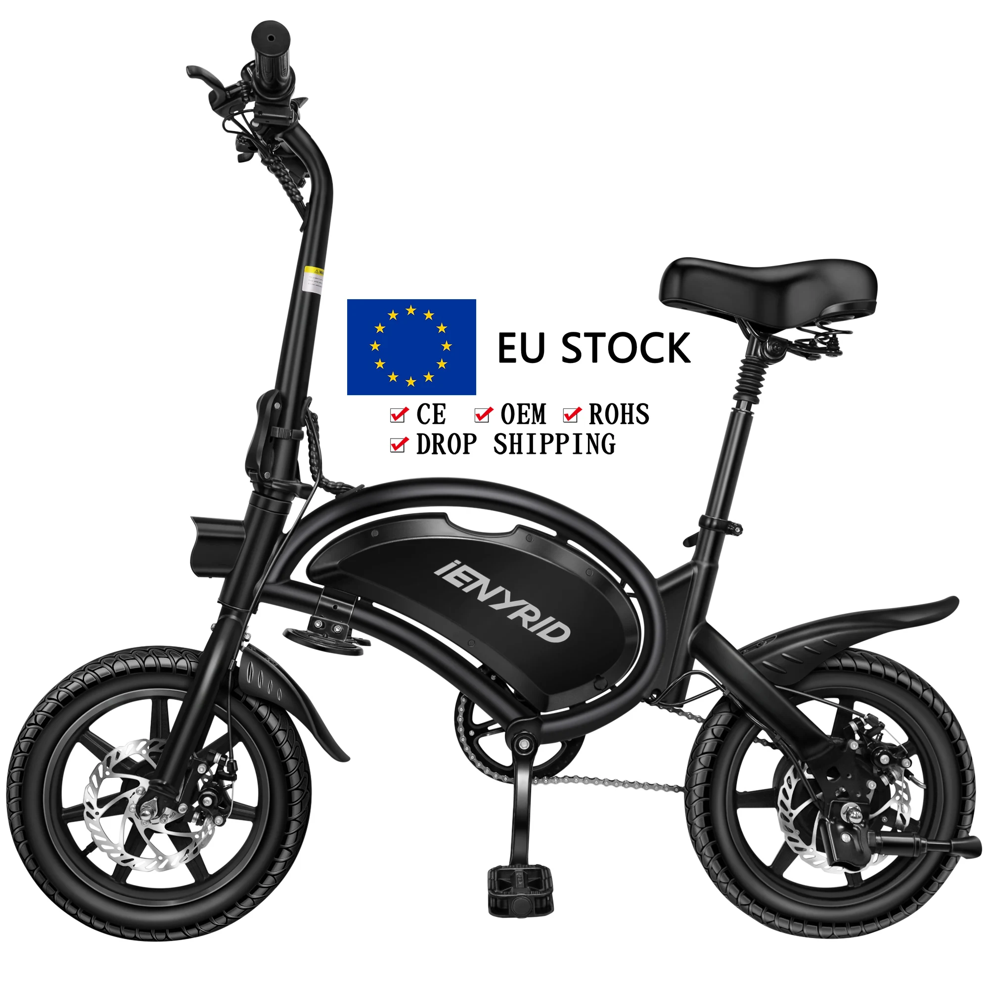 Eu warehouse iENYRID B2 foldable electric city bike 48V 400W electric bike e bikes electric bicycle (1600316792015)