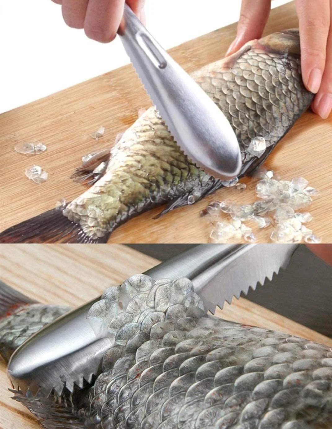 Высококачественная щетка из нержавеющей стали 304 для чистки рыбной чешуи кухонная быстрого удаления очиститель
