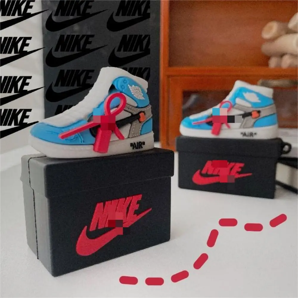 Aj кроссовки дизайн для Airpods Pro чехол 3d зарядка силиконовая Airjordan Обувная