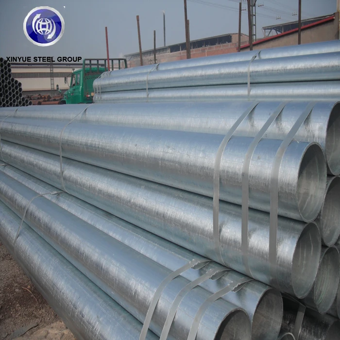Hot Dip Galvanized GI Coated Welded and Seamless A53 GR.B Steel Pipe Water ERW Pipeline