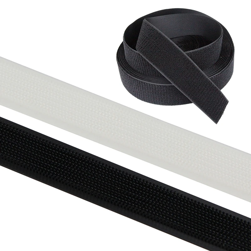 Sew on Tape one side Hook and Loop Shape Tape price soft nylon colorful fire retardant  tape Hook and Loop Fastener