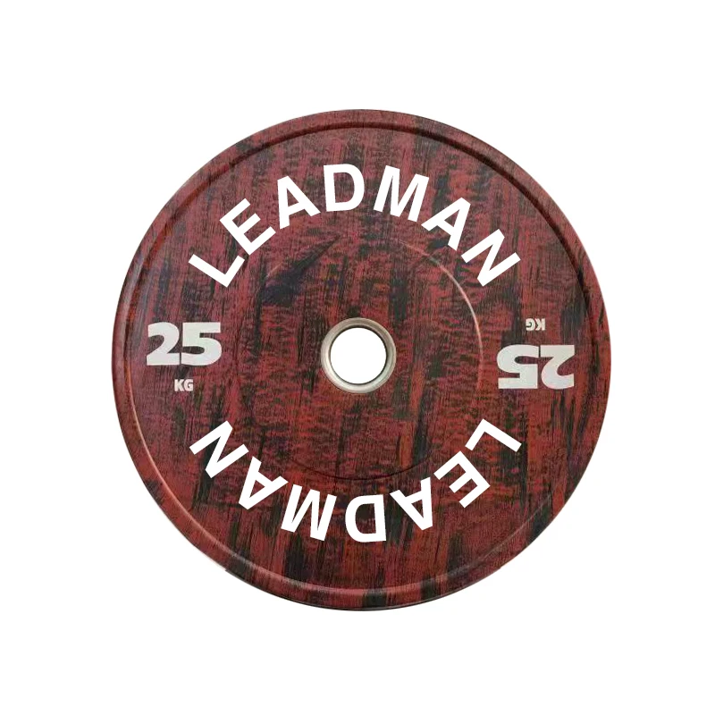 Professional Wholesale Custom Logo Free Weight LB KG Colored Rubber Bumper Plates