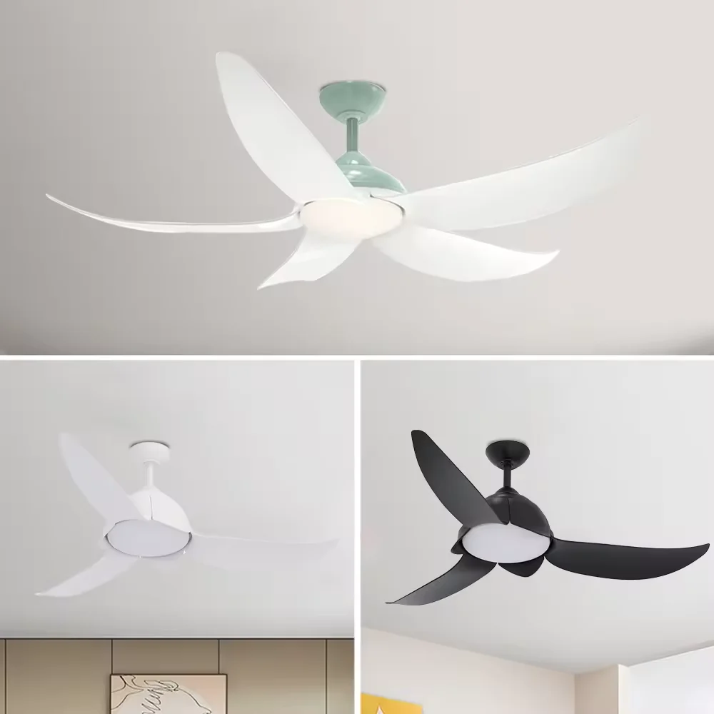 large ac dc hvls ceiling with light and remote Low Watt Fans commercial Ceiling reversible Ceiling Fan