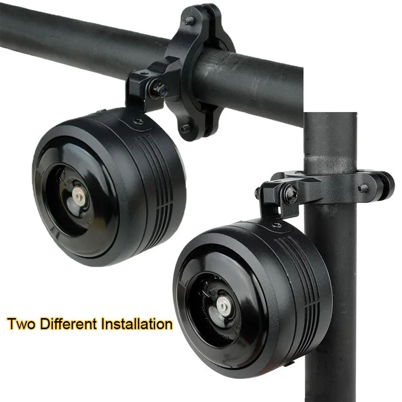 RTS Bike Ebike Electric Horn Alarm Electric Bell Super Loud Horn Bike Bell With Two Remote Controller Scooter Horn Alarm