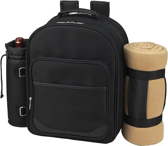 4-person picnic backpack for camping, picnics and the outdoors