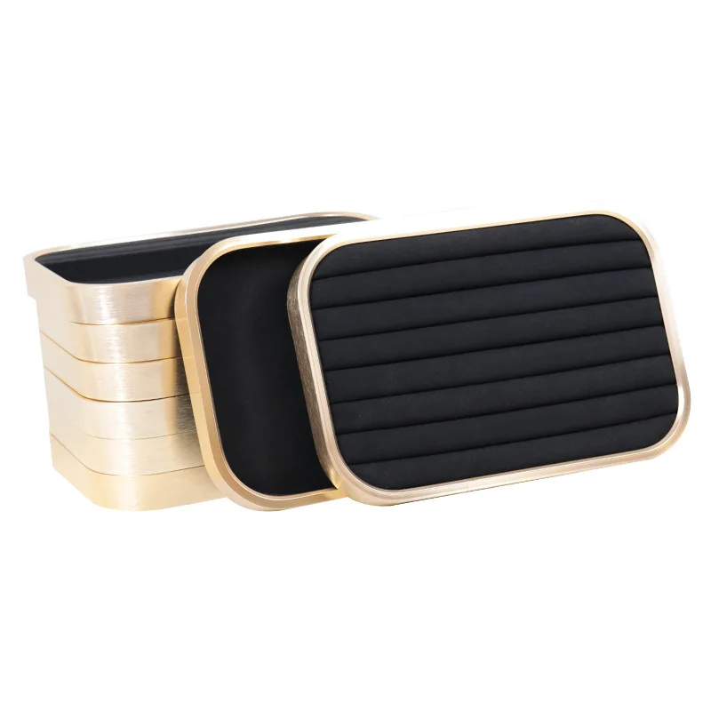 Jewelry Display Stackable Exquisite Jewellery Storage Holder Ring Earrings Necklace Organizer Plate