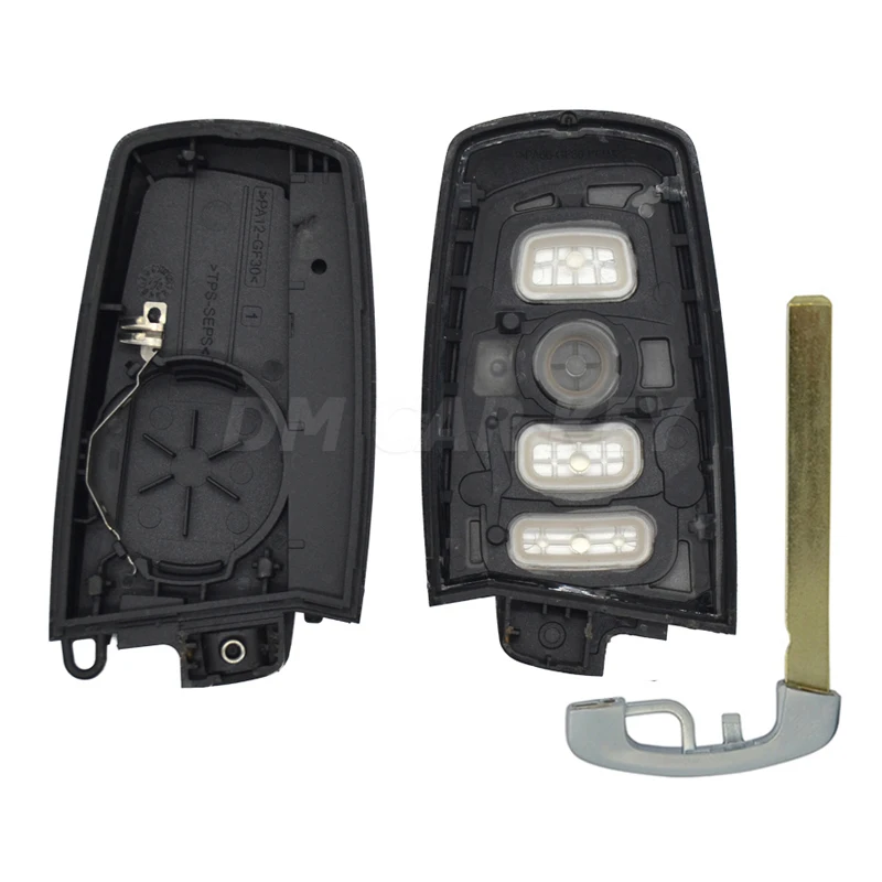 Smart car key Shell Case 3/4buttons with key blade For BMW F CAS4 CAS4+ F System X Series 1 3 5 7 Series remote key replacement