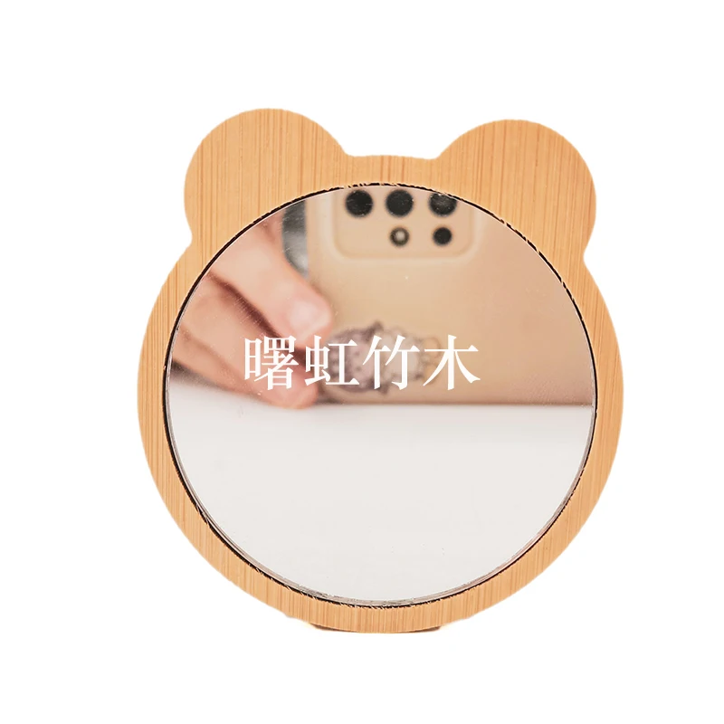 Cosmetic Compact Makeup Mirror Handheld Mirrors Girls Travel Mini Mirror