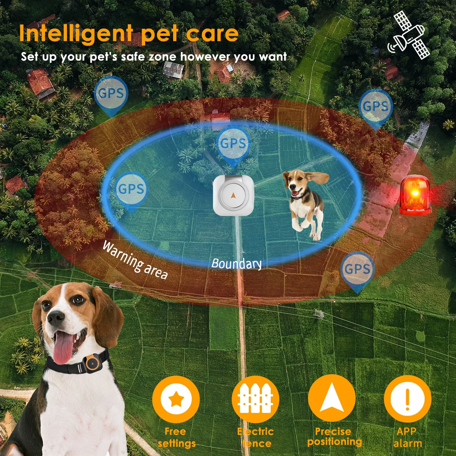 New Design CE Luxury Cat Gps Tracker AI Health Monitoring Wholesale IP67 4G Wireless GPS Dog Collar Pet GPS Tracker