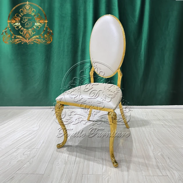 Conference Banquet Royal  Stainless Steel Hotel Wholesale Chair For Wedding Events