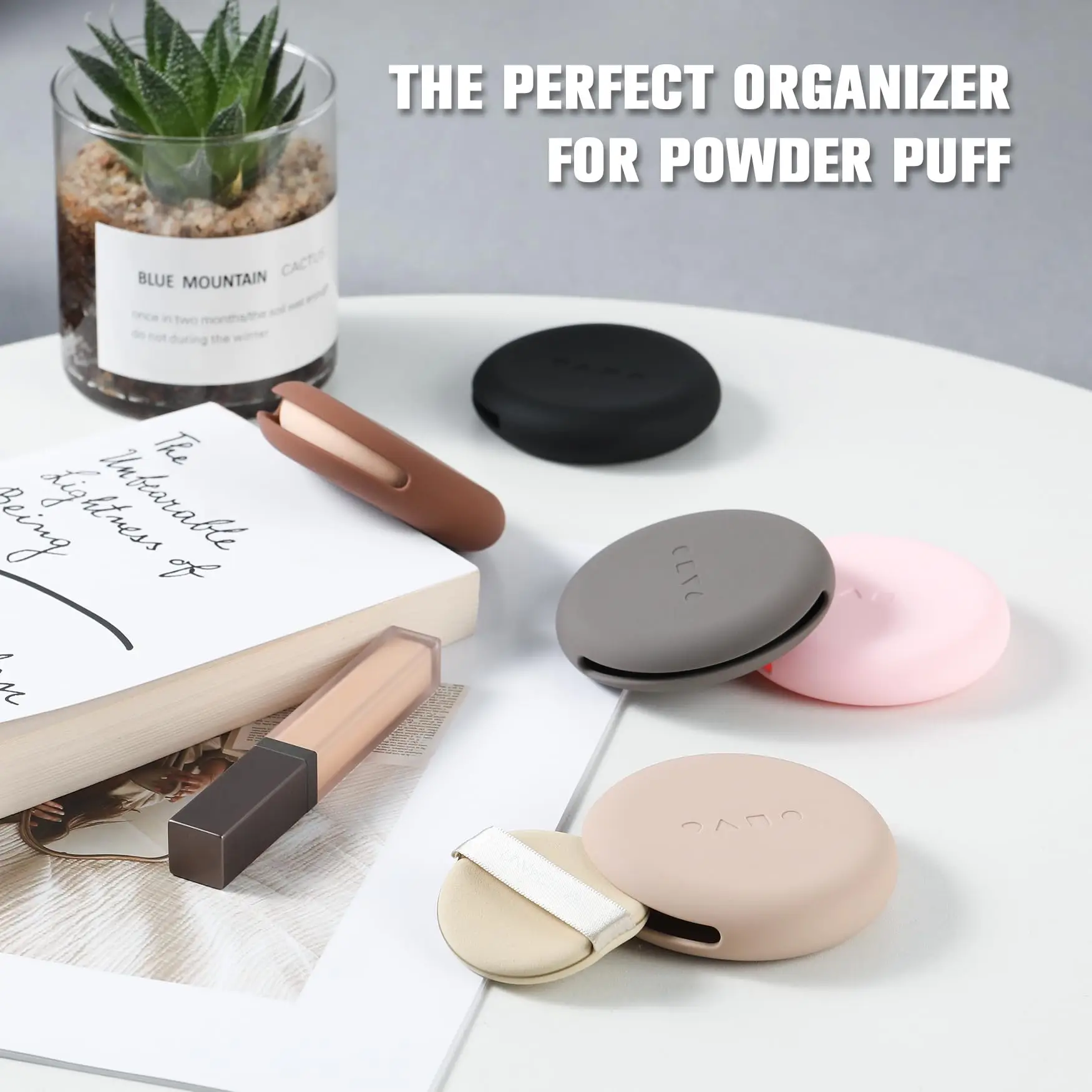 Eco-Friendly Travel Accessory Puff Protector Silicone Beauty Make up Blender Case Silicone Makeup Sponge Holder