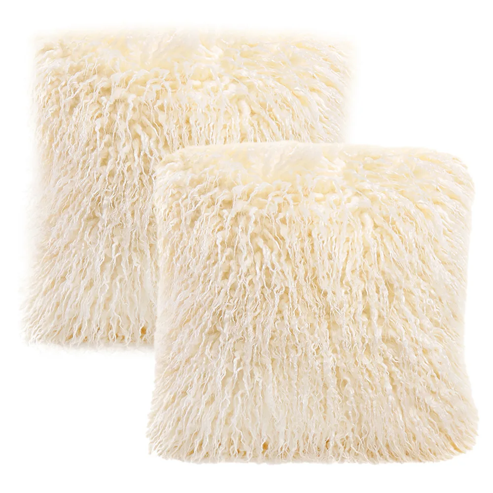 Оптовая продажа, наволочка для подушки, декоративная Роскошная Подушка, наволочка из искусственной шерсти