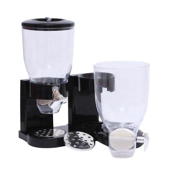 Dual Control Indispensable Dry Food Cerea Dispenser for Kitchen
