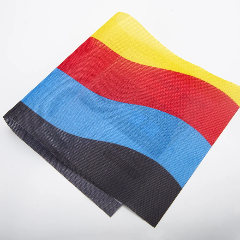 Wholesale Price Woven Flag Fabric Printing Pvc Fabric For Paper Transfer Dye Sublimation