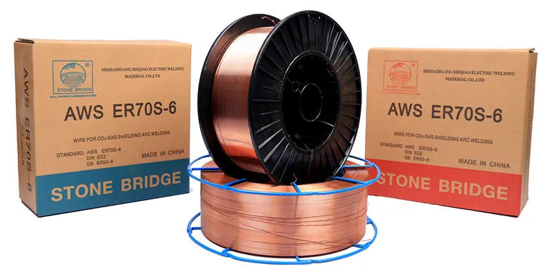 Wire copper! CO2 mig welding wire AWS 5.18 ER70S-6
