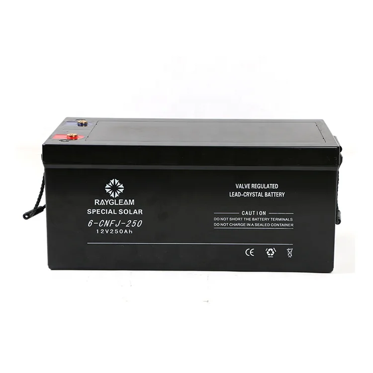 12V 24V deep cycle 250Ah battery solar gel solar  lead crystal lithium battery for solar storage