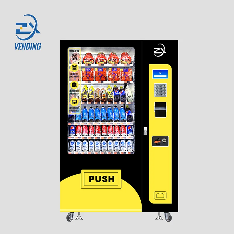 Vending Machine Foods And Drinks Export Europe Popular Snack Drink Combo