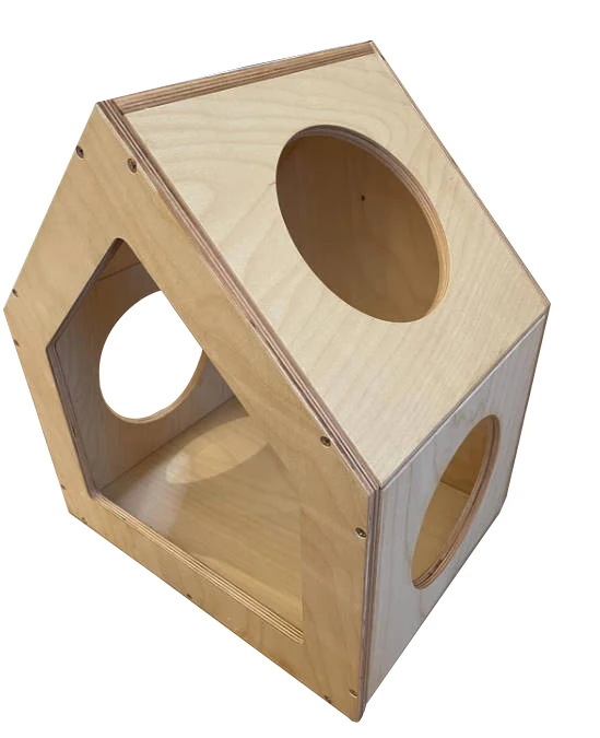 Wooden Cat Furniture Hanging Shelves Wall Mounted Indoor Cat Bed Home House