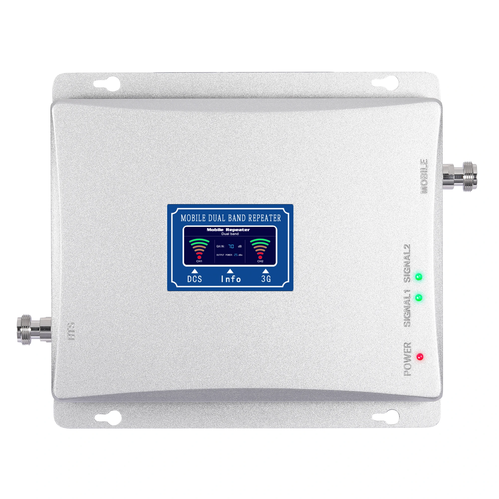 Factory direct 1800/2100mhz dual band 3G 4G Mobile Repeater / signal booster/booster