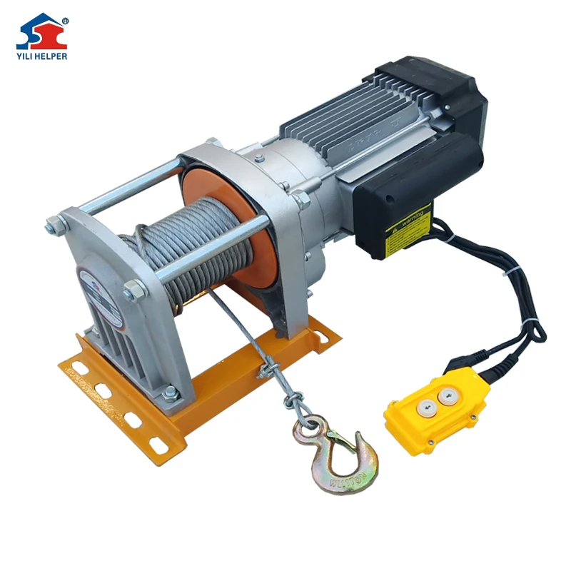 China Supplier Kcd Type Electric Small 220 Volt Winch For Sale Cable Wire Rope Electric Winch Lifting Hoist