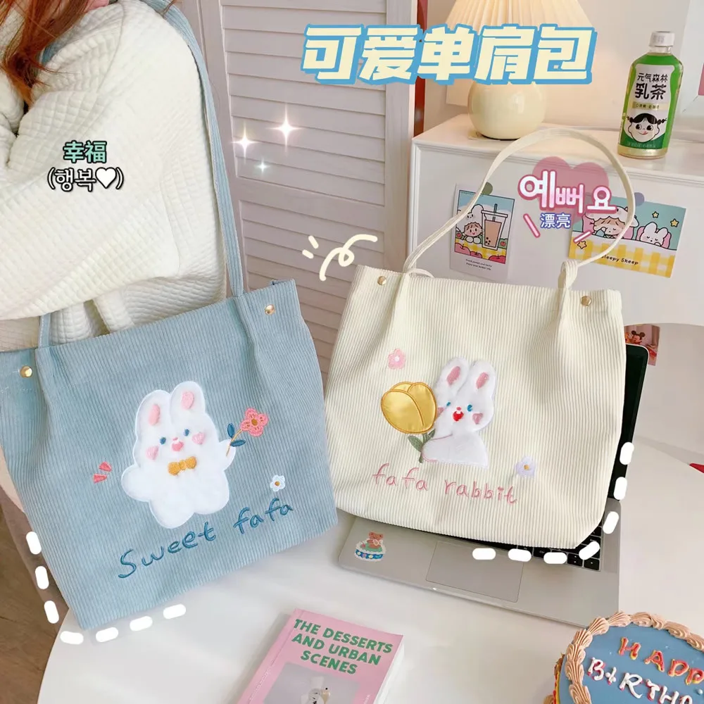 customized plain cotton female carrying multi colors student book tote bag tutoring niche single shoulder canvas bag for girl