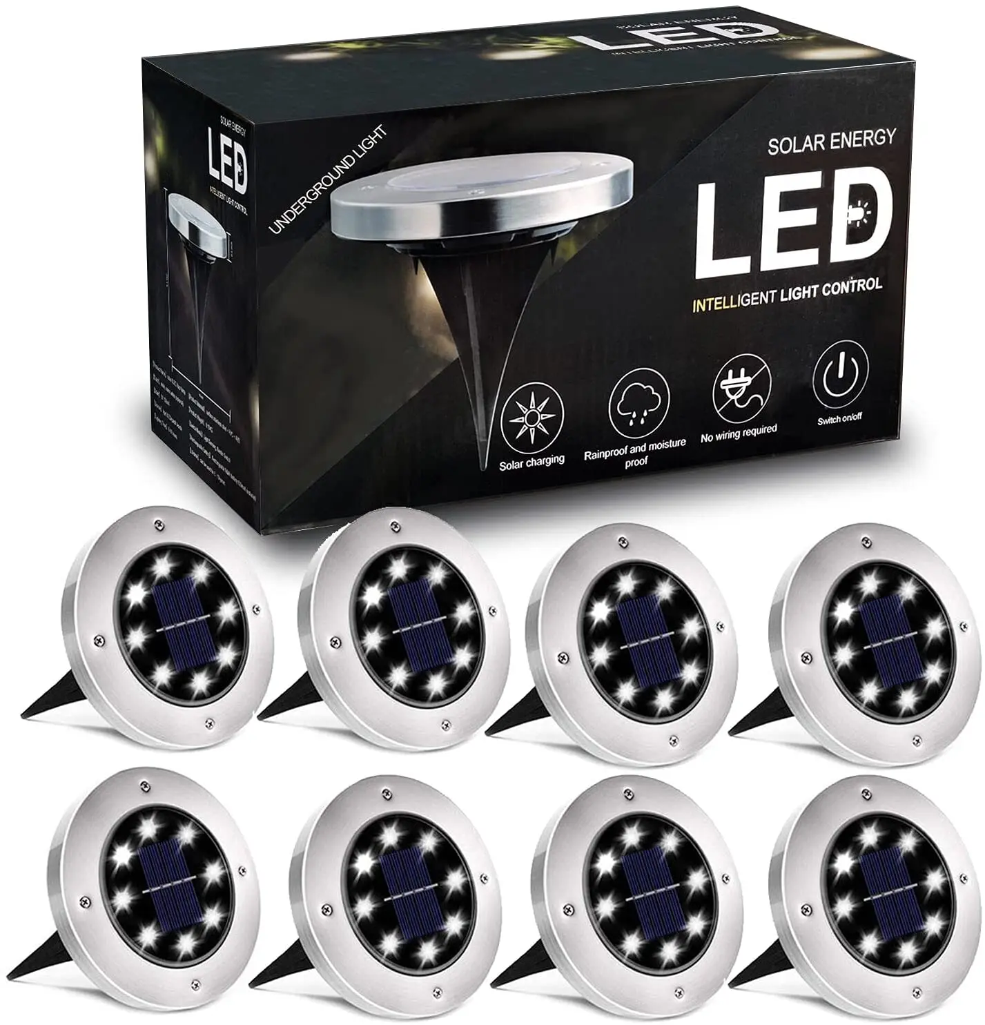 Solar Outdoor Lawn Plug Lamp Decoration Garden Villa Courtyard Waterproof Buried Lamp