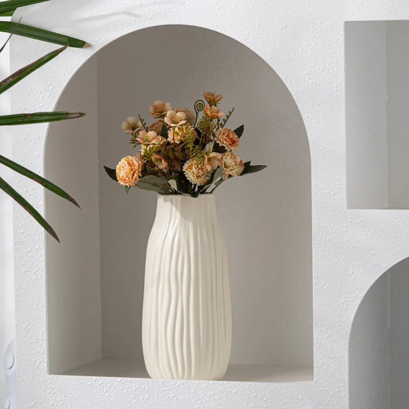 Modern Set Of 2 Flower Vases Valentines Day Decorations Gift Ceramic Vase