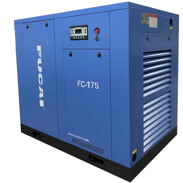 FUCAI permanent magnet construction compressor 132kw 175hp  air screw compressor