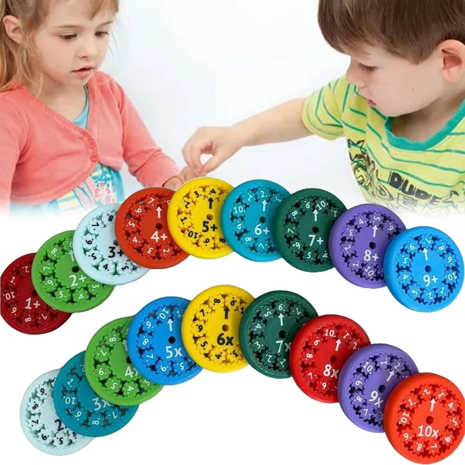 New wholesale math fidget gyro spinning teaching game learning ease children teaching parent-child toys