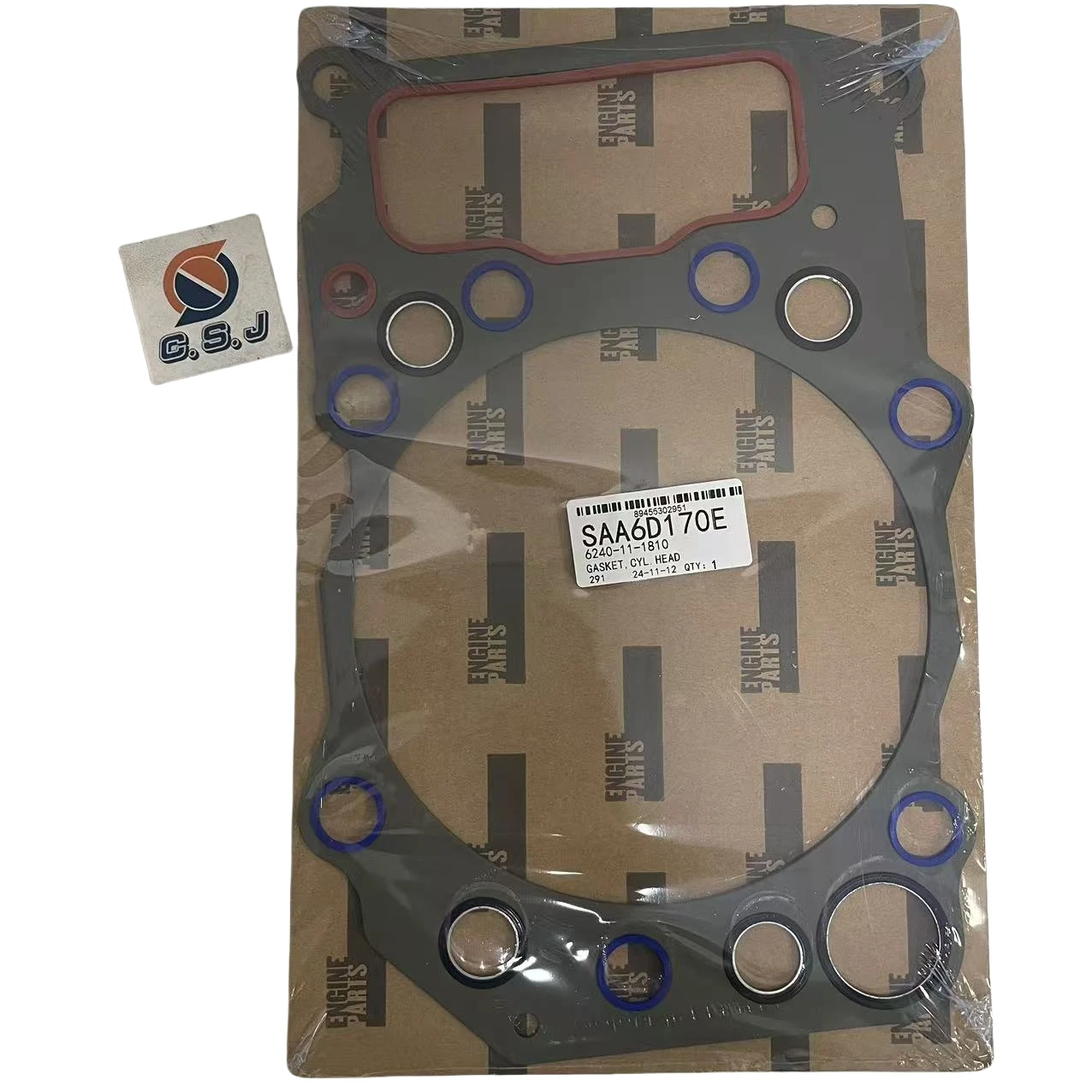 6240-11-1810 Cylinder Head Gasket 6240111810 For Komatsu PC1250 PC1250-7 PC1250-8 6D170 SA6D170E SAA6D170E excavator Engine