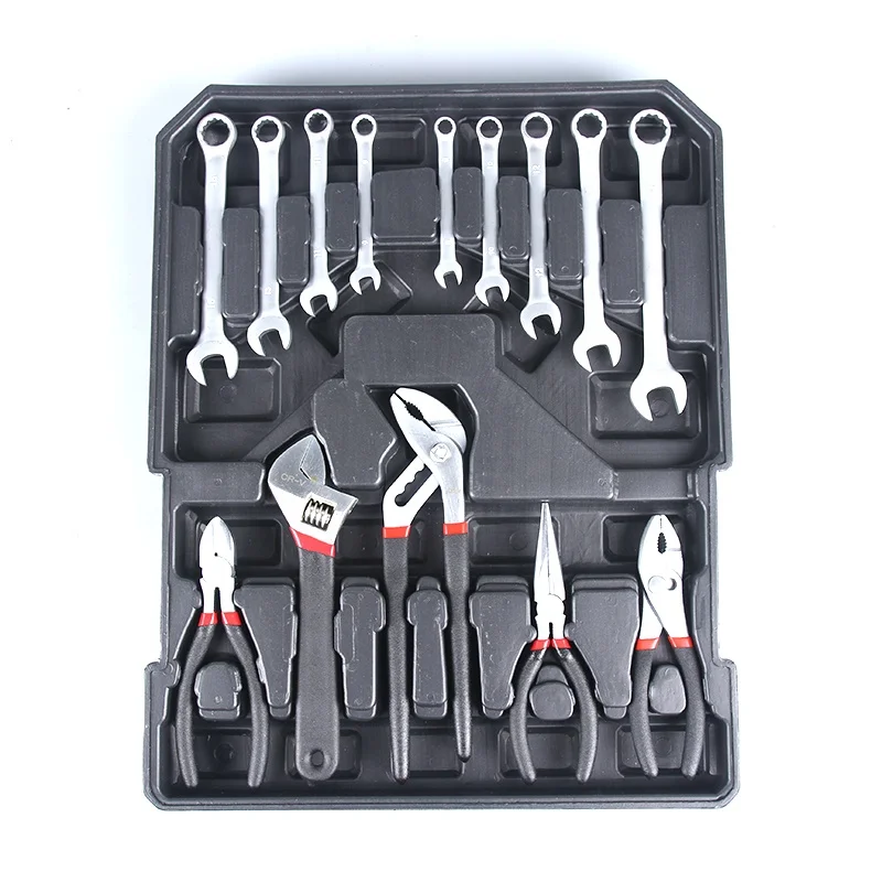 Manufacture wholesale 186pcs kraft mate electrical complete household tool box set