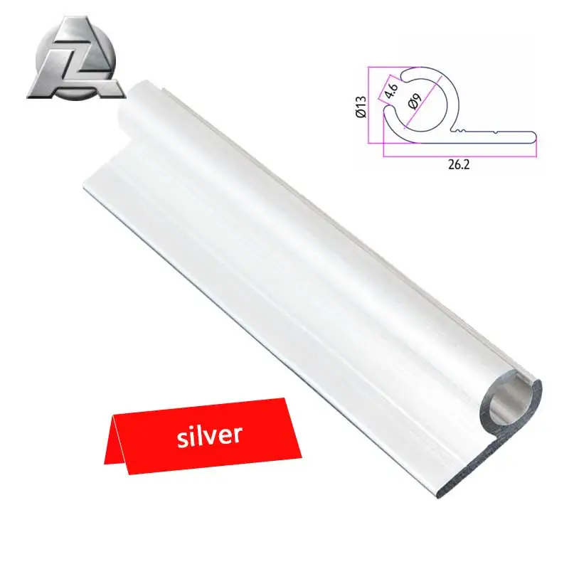 Wholesale 6000 series aluminium keder rails extrusion profile for tents