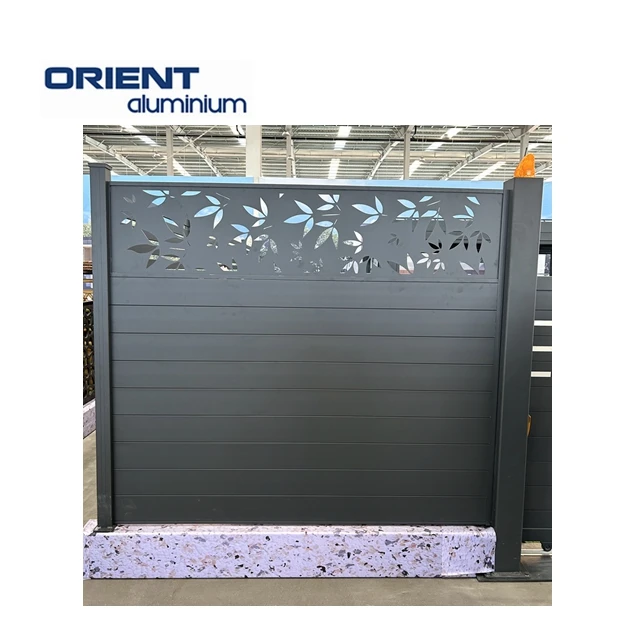 Decorative Luxury Balcony Aluminum Metal Laser Cut Security Fencing Screen Garden Wooden WPC Composite PVC Privacy Fence Panels