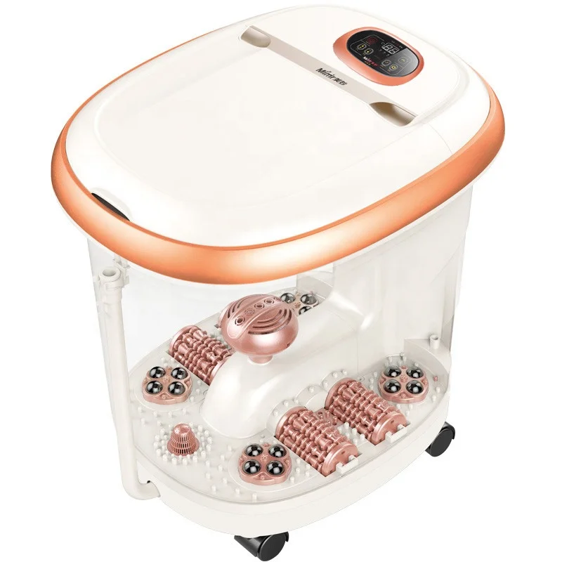 Automatic Electric Heating Foot Bath Basin Massage Feet Soaking Feet Deep Bucket Pedicure Massage
