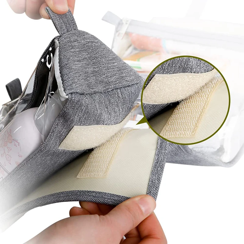 Hanging Roll Up Makeup Bag Toiletry Kit Travel Organizer 4 Removable Storage Bags Organize Cosmetics First Aid Personal Care