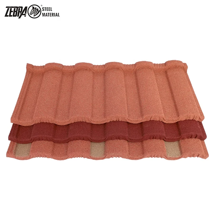 Building House Material Metal Roofing Tile Stone Coated Deep Roman Roof Tiles Price