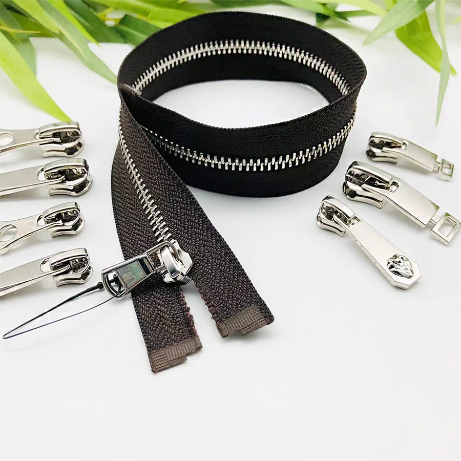 hengda factory  custom metal puller brand   metal zipper slider pull for suitcase  zipper puller metal clup