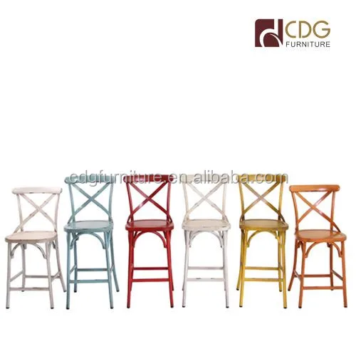 Mid-Century Designer Style Bristo Chair Fast Food Restaurant Chairs Vintage White Color