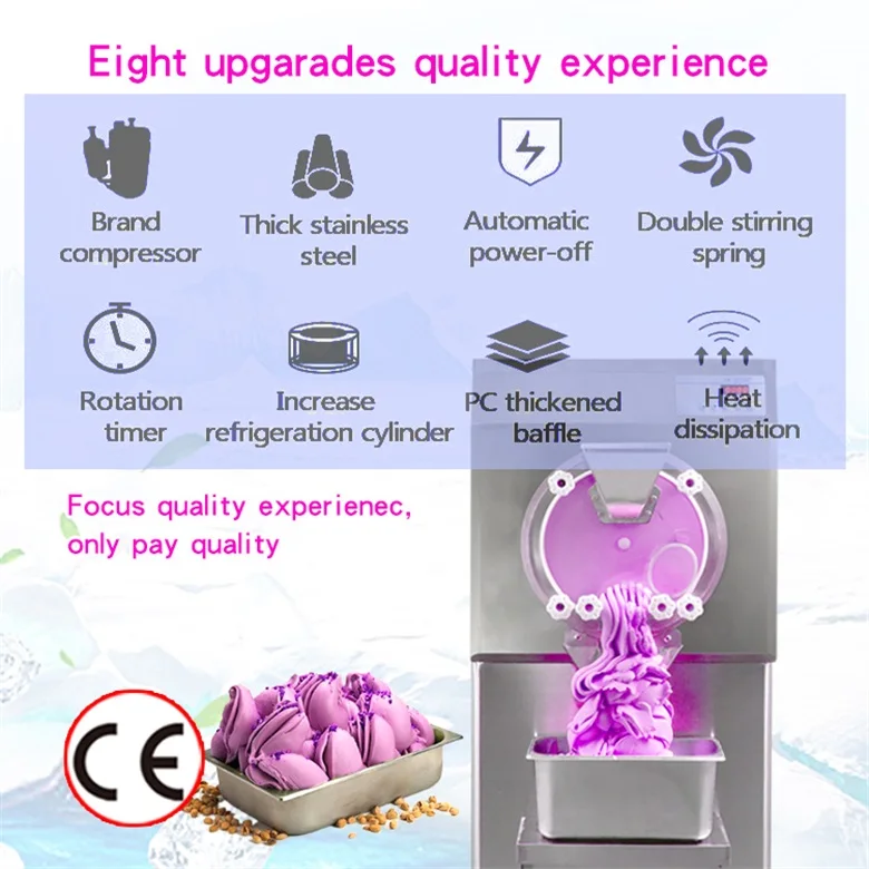 Jiangmen Kolice Refrigeration Italienne Ice Cream Machine Cheap Hard Ice Cream Gelato Machine Commercial