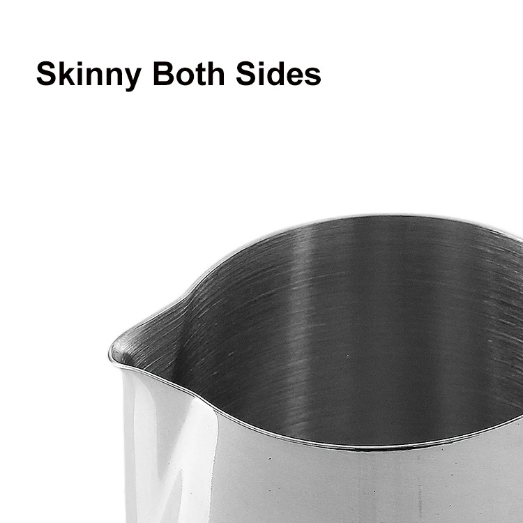 201stainless Steel  with Stenciled Scale Tools Stainless Steel Milk Jug Frothing Cup Coffee Espresso Steaming Milk Pitcher