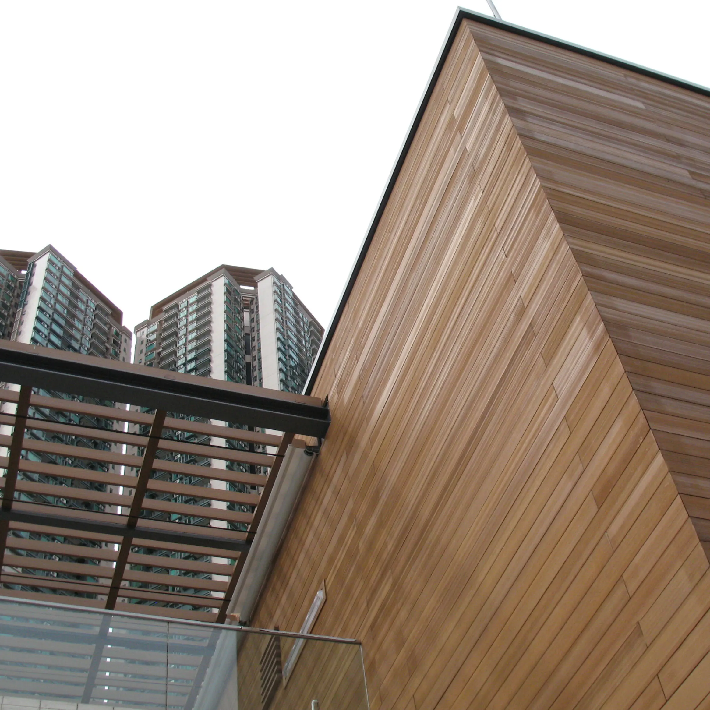 Customized Design Resysta Outside Wood Wall Cladding Panel Board