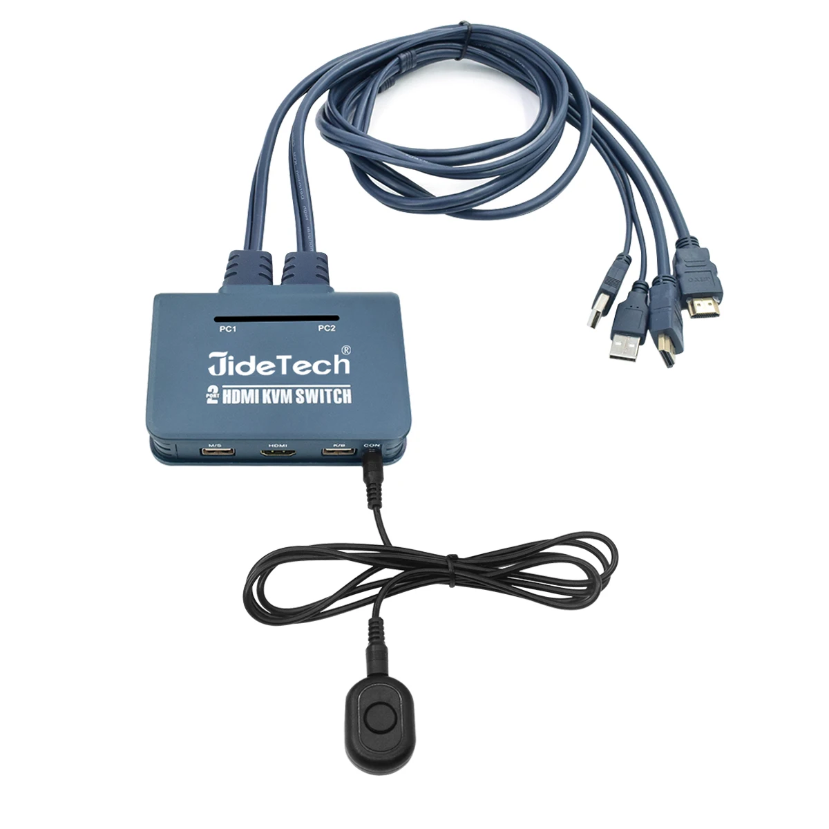  2 порта KVM USB HDMI кабель Switch 4k x 2K @ 30 Гц разрешение видео кабели и периферийный