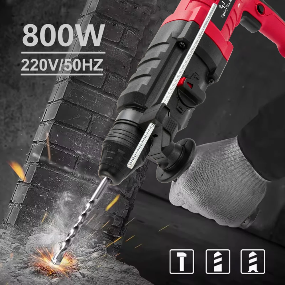 China High Quality 110v 220v SDS Plus Electrical Power Tools Heavy Duty 26mm Corded Electric Rotary Hammer Drill Machine