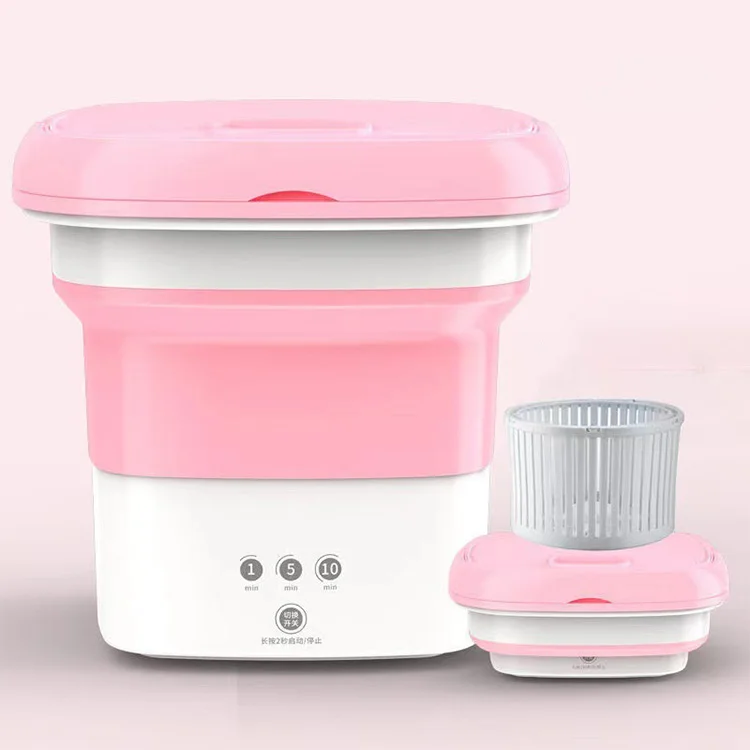 Factory Low Price Cheap, Wholesale Other Electric Automatic Foldable Wig Mini Portable Folding Washing Machine/